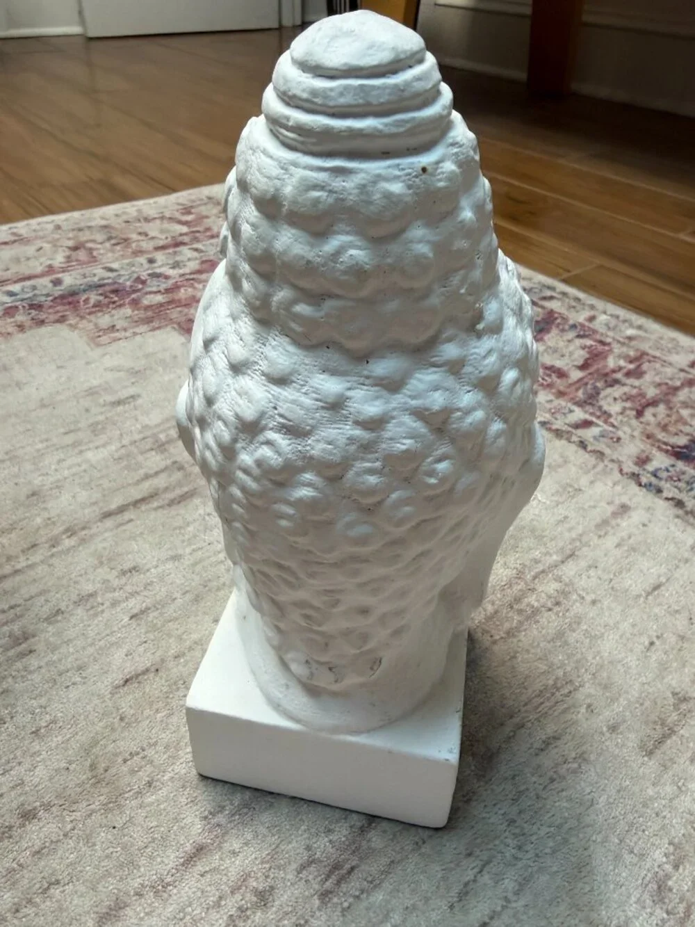 Z Gallerie White Porcelain Buddha Bookends / Statues / Decor Pieces — Brand New!